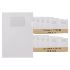 DaTaBanK 三田文具 A4 L型透明文件夾 31 x 22cm 10個, 9001N-10, 4包