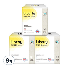 Liberty ORGANATURE Organature韓國產夜用褲型衛生棉, L(95~105cm), 4片, 9包