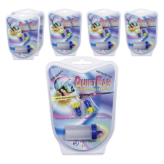 QUIETEAR 以色列進口聲音濾波器耳塞適用噪音100分貝以下, 1個, 6個