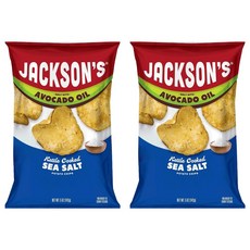 잭슨스 아보카도 오일 감자칩 씨솔트, 142g, 2개