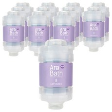 듀벨 아로바스 미니 비타민 샤워필터, 12개, 라벤더향
