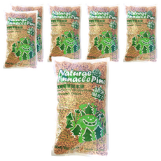 Natural PinnaclePine 沙奇 環保松木砂 小顆粒, 適用雙層貓砂盆, 崩解速度慢, 吸水量多, 不沾身不沾腳好清理, 6kg, 6包