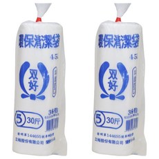 DOUBLE GOOD 双好 環保清潔袋 白色 30斤, 45L, 2捲