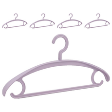 旋轉無痕衣架 80g 5個, 北歐紫, 1組