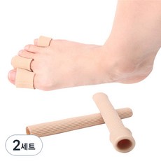 풋인솔 패브릭 발가락 보호 튜브 2개입, 2세트