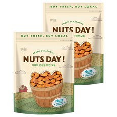 nut's day 烤杏仁果, 500g, 2個