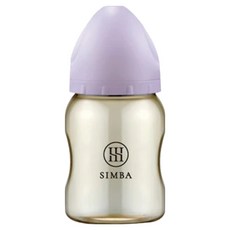 Simba 小獅王辛巴 蘊蜜鉑金PPSU寬口防脹氣奶瓶 新生適用, 紫芙, 200ml, 1瓶