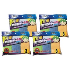 SUSU 舒舒 長纖神奇抹布 12條/組, 30 x 30cm, 1包