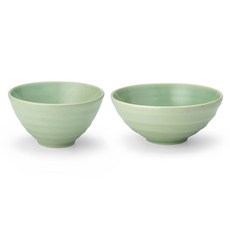 광주요 국산 캐주얼라인 1인 공기대접 세트, 솔빛, 밥그릇 + 국그릇, 1세트
