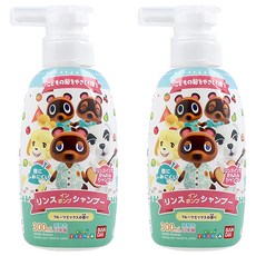 BANDAI 動物森友會 兒童洗髮乳, 300mL, 2瓶