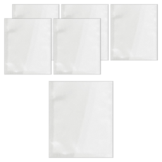 PP塑膠袋 1磅 17 x 25cm (7"x10") x 0.035 - 食品級材質 輕巧方便 透明設計, 1個, 6個