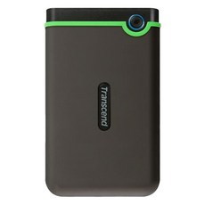 Transcend 創見 Storejet 25M3 防震外接硬碟 USB 3.1 Gen 1 極速傳輸 台灣製造, 4TB, 灰色