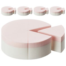 피카소꼴레지오니 라텍스 원형 케이크 스펀지 6p, 혼합색상, 5개