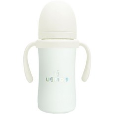 유비맘 시그니처 보온보냉 스테인리스 유아 빨대컵, 220ml, 1개, 구름