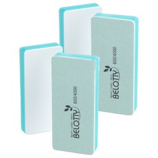 BELOTTY 指甲拋光亮甲棒 2入, 綠色, 2個