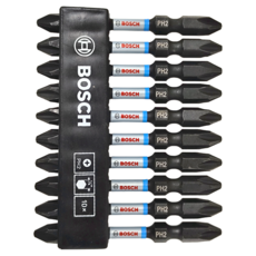 BOSCH 博世 台灣公司貨 PRO Impact 抗衝擊長槽雙頭型高扭力起子頭 2608522405 65mm 100g 10支, 1組