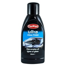CarPlan 卡派爾 Ultra 玻璃拋光劑 500ml 去除油膜水痕 深度清潔, 1瓶