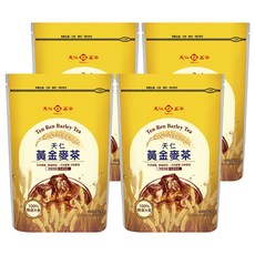 天仁茗茶 天仁黃金麥茶 25g*12包*4袋, 天然無咖啡因, 冷熱皆宜