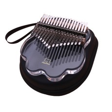 Abes貓腳全息透明卡林巴琴+收納包組, 1個, 單品