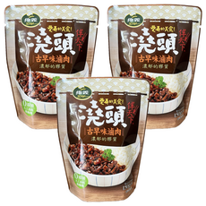 維義 伴天下澆頭 古早味滷肉, 150g, 3入