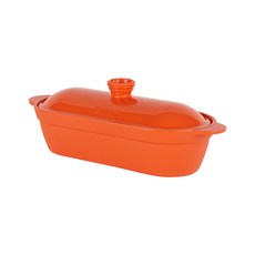 sillymann Newtro Collection鉑金矽膠橢圓形蒸鍋 WSK7222, 紅色, 1入