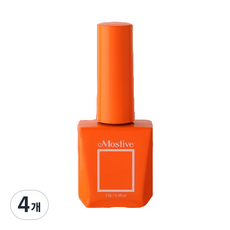 모스티브 반하다 오렌지 컬러 젤네일, MC-10 리얼오렌지, 4개, 12ml