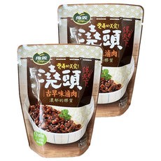 維義 伴天下澆頭 古早味滷肉, 150g, 2入