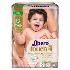 Libero 麗貝樂 Touch黏貼型尿布 7~11kg, M, 24片