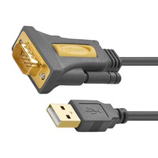UGREEN 綠聯 USB to RS-232訊號轉換器 1.5m, 1條