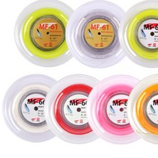 SF/MF-61/66/68/쏘텍스배드민턴라켓거트/롤스트링200M MF-68(화이트/롤스트링200m)