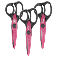 Tomato 番茄牌 花邊剪刀, 大波浪, 3支