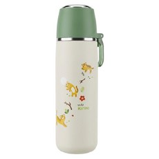 Kinyo 不鏽鋼蓋式保溫杯 KIM-4013, 綠色, 400ml, 1個