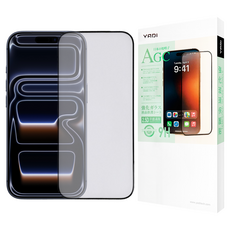 YADI 亞第 水之鏡 手機 滿版 玻璃保護貼 iPhone 17 Pro 6.3吋 9H 抗指紋 疏水疏油 透明 GPB4-AP-IP17PRO 1個
