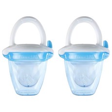 munchkin 滿趣健 新鮮食物咬咬訓練器, 藍, 2個