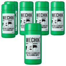 wechik All Clean 清潔濕巾 80抽, 6個