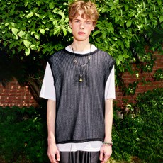 WAZE 男士繩網背心