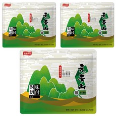元本山 味付對切海苔, 精選海域海苔, 高膳食纖維, 23.7g, 3包