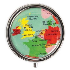 Rex LONDON 迷你旅用藥盒 地圖 RX319, 1個