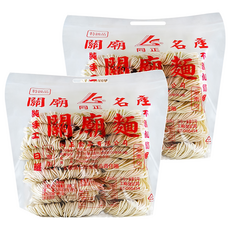 同正 細關廟麵 純手工日曬 麵身耐煮 拉鏈袋包裝, 1.2kg, 2包
