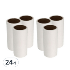 제이포 사각 케이스 먼지제거 테이프클리너 리필, 24개