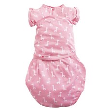 embe 小蜜蜂舒眠睡袋 第二階段 TCLANI2005-BX 3~6m, 粉紅長頸鹿, 1個
