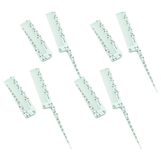 三麗鷗明星 摺疊尖尾梳, 4個, 帕恰狗 粉彩綠