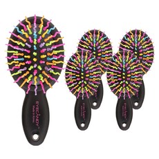 Eyecandy 彩虹氣墊梳, S 黑色, 5個