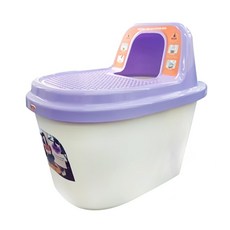 Dr.LeE 蹲式型馬桶貓砂盆 不沾砂, 紫, 1個