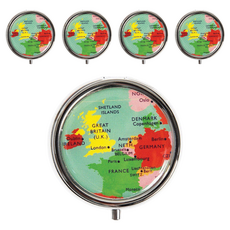 Rex LONDON 迷你旅用藥盒 地圖 RX319, 5個