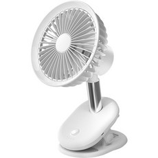 애니클리어 클립형 유모차 선풍기, PDB-CSF20, 화이트