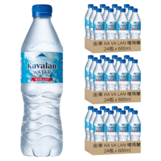 金車 KA VA LAN 噶瑪蘭 天然水, 600ml, 72瓶