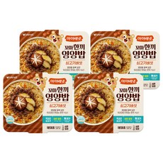 아이배냇 유아용 꼬마 한끼 영양밥, 150g, 4개