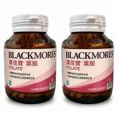 BLACKMORES 澳佳寶 葉酸錠狀食品, 180顆, 2罐