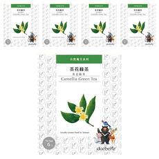 daebete 茶米茶 自然複方 茶花綠茶茶包, 3g, 6包, 5盒